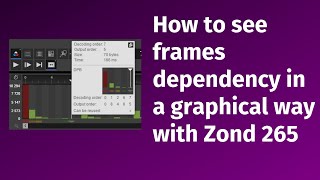 How to see frames dependency in a graphical way with Zond 265 [upl. by Saltzman]