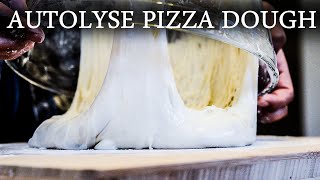 Easy Overnight Pizza Dough Recipe With 00 Flour No Knead  Autolyse Pizza Dough Method [upl. by Notnelc]