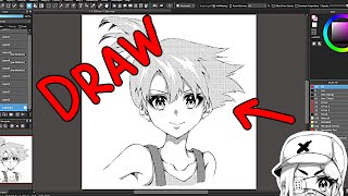 Drawing Time Lapse  Practice 11  Medibang Paint Pro PC [upl. by Boyse893]