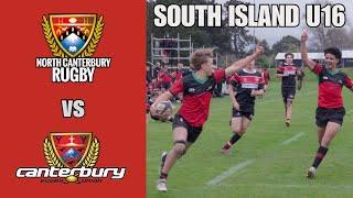 North Canterbury vs Canterbury Metro Red South Island U16 14th September 2024 [upl. by Tdnerb]