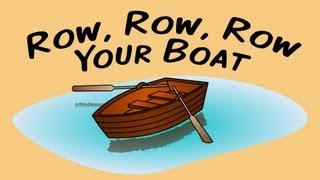 Row Row Row Your Boat  song for children [upl. by Merry]