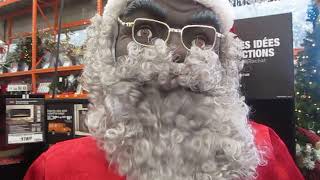 pan asian creations ethnic life size dancing santa at home depot song 1 [upl. by Ardnued]