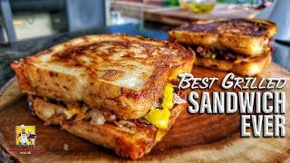 The Best Grilled Sandwich Ever  Blaze Griddle [upl. by Alakam]