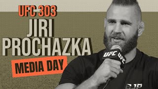 Jiri Prochazka UFC 303 full media day interview [upl. by Terhune515]