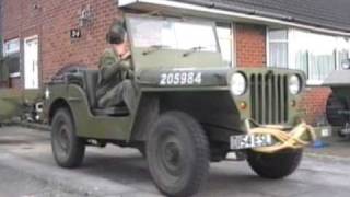 WW2 Jeep replica and M337mm AT Gun [upl. by Tolmann]