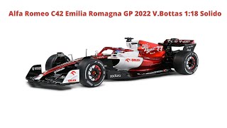 Alfa Romeo C42 Emilia Romagna GP 2022 VBottas 118 Solido [upl. by Guss]