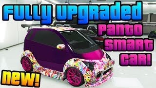 GTA Online New quotHipsterquot DLC Smart Car  Fully Upgraded quotPantoquot GTA V Hipster DLC Update [upl. by Rednael]