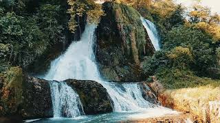 RELAXING CALMING MUSIC  Twin Waterfalls of Edessa [upl. by Merkley]