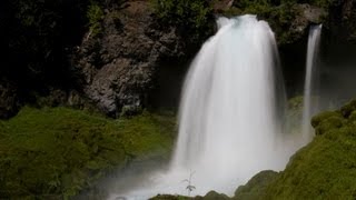 ♥♥ Relaxing 3Hour Video of Large Waterfall [upl. by Alokin]