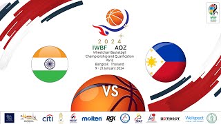 2024 IWBF Asia Oceania Championships I Womens I IND VS PHI [upl. by Leind109]