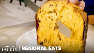 How Traditional Panettone Is Made In Italy  Regional Eats [upl. by Zacarias162]