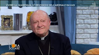 LOra Solare TV2000 14 febbraio 2024  Vivere la Quaresima le riflessioni del Cardinale Ravasi [upl. by Weisler]