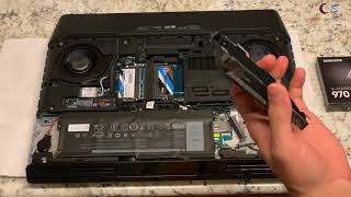 Alienware Area 51M Disassembly RAMSSD Upgrade [upl. by Clarie]