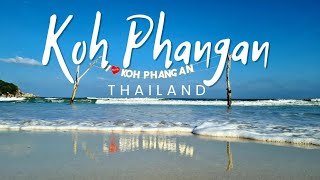 Koh Phangan Island Walk along Haad Rin beach Thailand [upl. by Anitnelav]