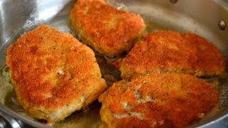 Parmesan Crusted Pork Chops Recipe [upl. by Asirram110]