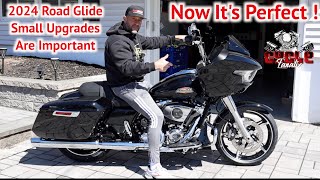 2024 Harley Davidson Road Glide Inexpensive First Mods  cyclefanatix harleydavidson [upl. by Ititrefen]