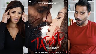 TADAP TRAILER REACTION  AHAN SHETTY  TARA SUTARIA  Magic Flicks [upl. by Kcirdehs]