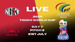 LIVE RUGBY TOUCH WORLD CUP  DAY 7 PITCH 2 [upl. by Selokcin]