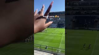 Rugby game 🏉🏟️ southafricanyoutuber dayinmylife dailyvlog [upl. by Pizor]