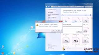 Learn How to install fonts on Windows 7 and Windows Vista [upl. by Vinson]