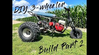 Insane 3Wheeler Build out of a Yamaha Quad Frame [upl. by Nelon]