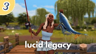 plenty of fish in the lake  the sims 4 lucid legacy 🎣 ep3 [upl. by Nimrak]