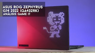 Asus ROG Zephyrus G14 2022 review y unboxing  GameIt ES [upl. by Tioneb]