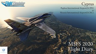 MSFS 2020 Flight Diary  1日1飛  Cyprus  LCPH to LCNC  Microsoft Flight Simulator 2020 [upl. by Malik522]