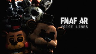 FNAF AR voice lines animated FNAF SFM [upl. by Houser]