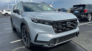 2024 Honda CRV Sport Hybrid  Urban Grey Pearl  Walkaround [upl. by Weitman]