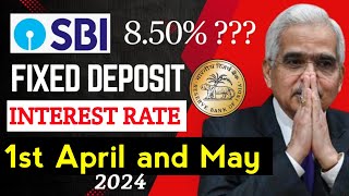 SBI FD interest rate 2024  New change FD interest rate best Bank Fixed deposit Interest Rate Sbi [upl. by Grimaldi]